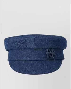 Ruslan Baginskiy Cotton Baker Boy Cap - Blue
