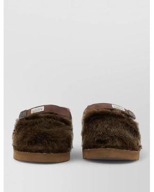 Suicoke Slider Slippers - Brown