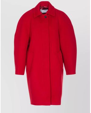 Filippa K Single Breasted Coat - Red