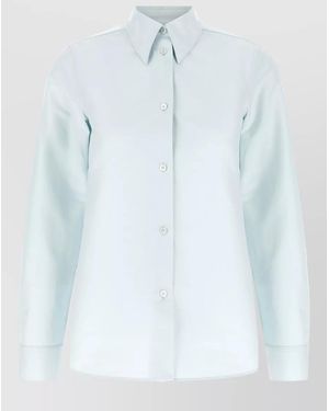 Jil Sander Shirt 01 Collared Neck Long Sleeves - Blue