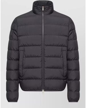 Moncler Baudinet Short Down Puffer Jacket - Gray