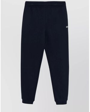 Lacoste Cotton Straight-Leg Track Trousers - Blue