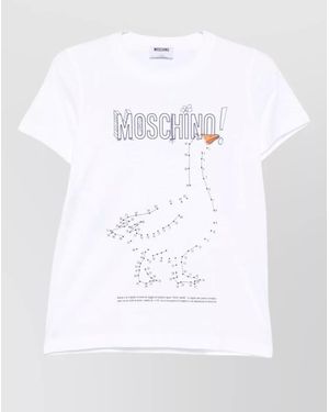 Moschino Cotton T-Shirt - White