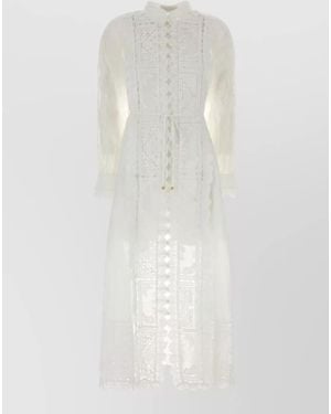 Zimmermann Ramie Beach Cover-Up - White