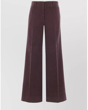 Incotex Wide-Leg Trousers - Purple