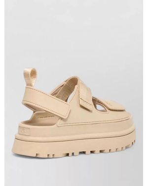 UGG Goldenglow Sandals Open Toe Design - Natural