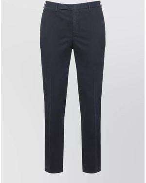 PT Torino Cashmere Straight-Leg Chinos - Blue