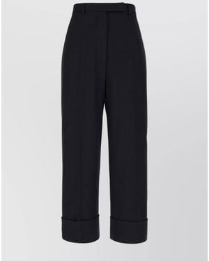 Thom Browne Wool Cropped Trousers - Blue