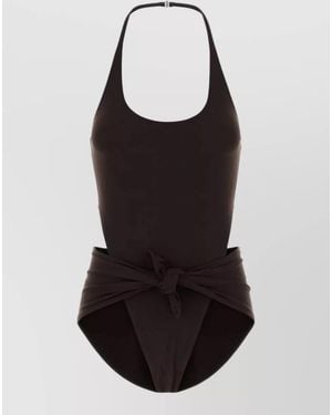 Alaïa Stretch Nylon Swimsuit - Black