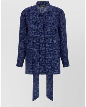 Gianluca Capannolo Katherine Shirt Long Sleeves Polka Dots - Blue
