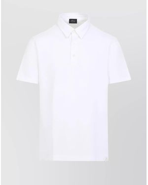 Brioni Cotton Polo Shirt - White