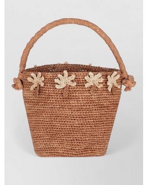 Alanui Raffia Basket Bag - Multicolor
