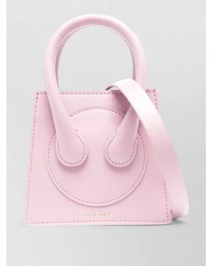 AZ FACTORY Leather Mini Clutch Bag - Pink