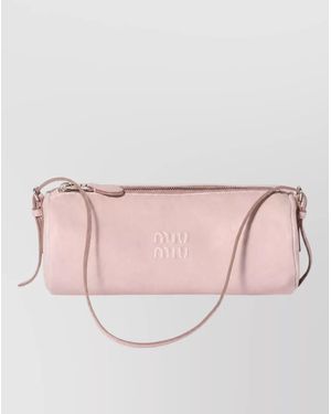 Miu Miu Nappa Aviator Cardholder Compact Strap - Pink