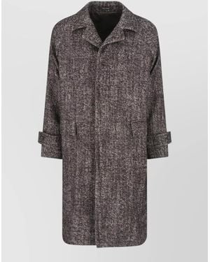 Tagliatore Single Breasted Coat - Gray