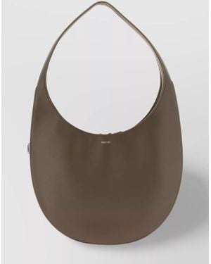 Coperni Swipe Medium Leather Shoulder Bag - Brown