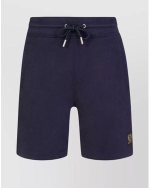 Belstaff Cotton Deck Shorts - Blue