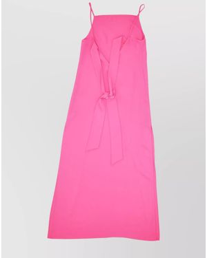 P.A.R.O.S.H. Midi Dress - Pink