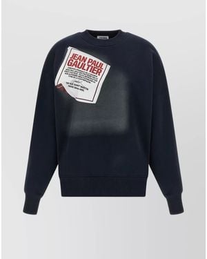 Jean Paul Gaultier Cotton Sweatshirt - Blue