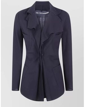 Junya Watanabe Single Button Blazer Jacket Tailored Cut - Blue