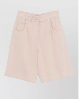 Brunello Cucinelli Cotton Knee-Length Shorts - Pink