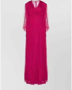 Gucci Silk Maxi Dress - Pink