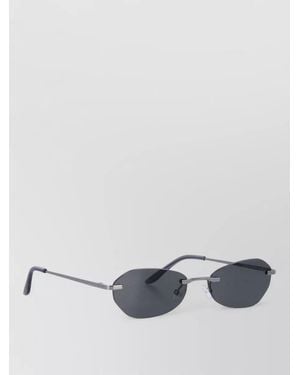 Our Legacy Minimal Urban Rimless Metal Acetate Sunglasses - Gray