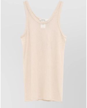 Lemaire Silk Sleeveless Top - Natural
