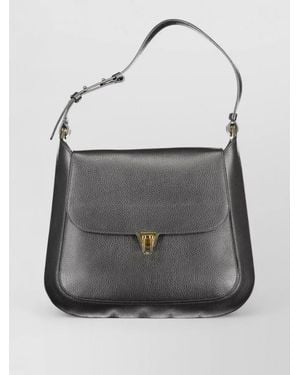 Coccinelle Leather Cross-Body Bag - Grey