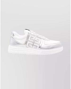 Givenchy Leather Paneled Sneakers - White