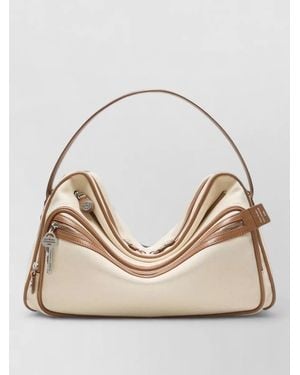Acne Studios Canvas Camera Shoulder Bag - Natural