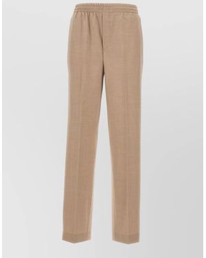 Cellar Door Tailored Straight-Leg Trousers - Natural