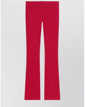 Courreges Bootcut Trousers - Red