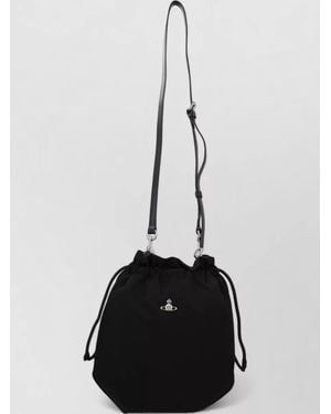 Vivienne Westwood Louise Orb Bucket Bag - Black