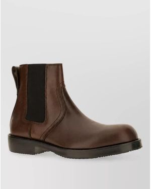 Dries Van Noten Leather Boots - Brown
