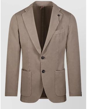 Santaniello Suit Jacket - Brown