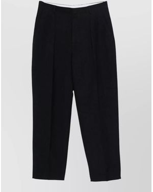 Cellar Door Lucio Linen Blend Tailored Shorts - Blue