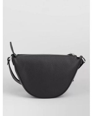 Fendi Calf Leather Melon Mini Clutch Bag - Black