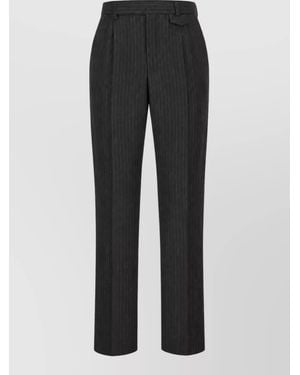 Saint Laurent Tailored Trousers - Black