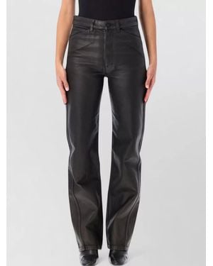 Lemaire Twisted Straight-Leg Jeans - Black