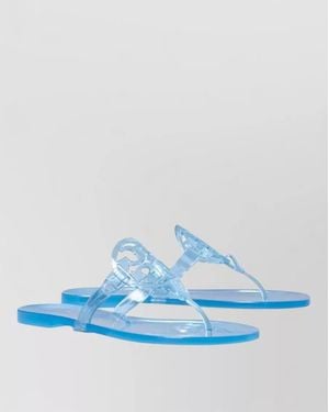 Tory Burch Miller Jelly Flat Flip Flop Sandals - Blue