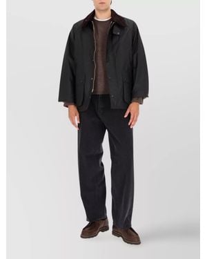 Barbour Waxed Cotton Jacket - Black