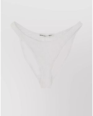 Alexander Wang Logo Bikini Briefs - White