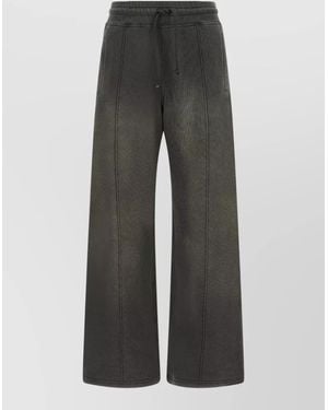 Golden Goose Star Wide Leg Jogger Trousers - Grey
