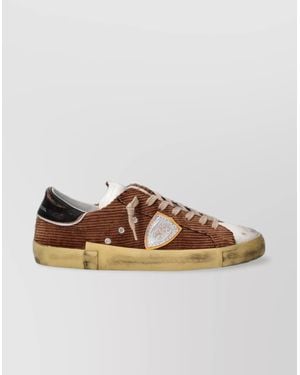 Philippe Model Low Top Trainers - Brown