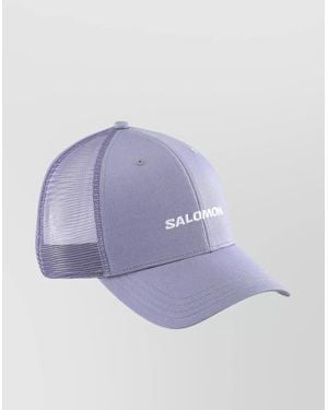 Salomon Trucker Logo Mesh Cap - Purple