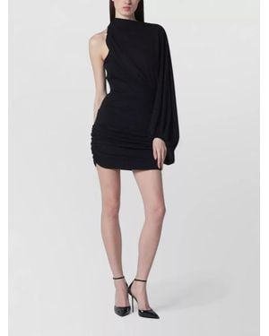 ANDAMANE One-Shoulder Mini Dress - Black