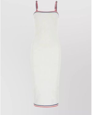 Fendi Monogram Midi Dress - White