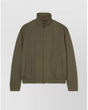 Gucci Zip Front Bomber Jacket - Green
