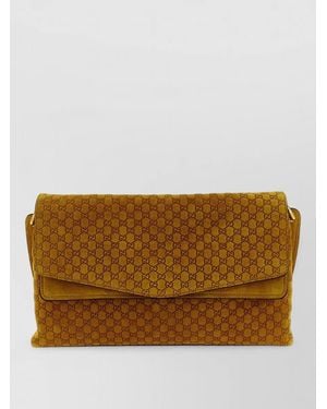 Gucci Gg Medium Shoulder Bag Chain Strap Adjustable - Brown